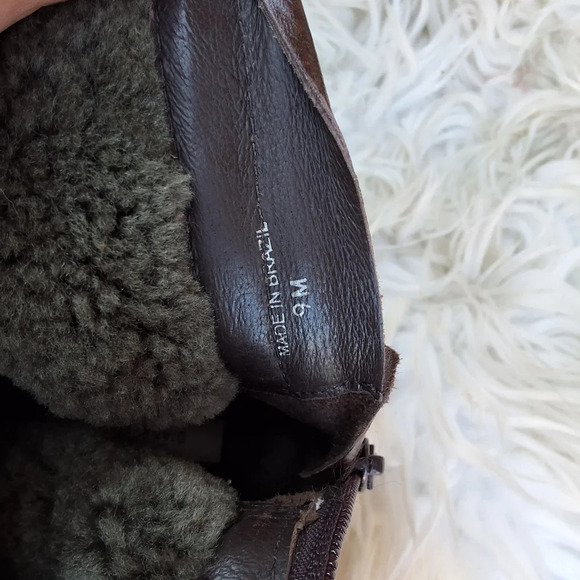 Diane Von Furstenberg Convertible lined boots 9 - Picture 6 of 11
